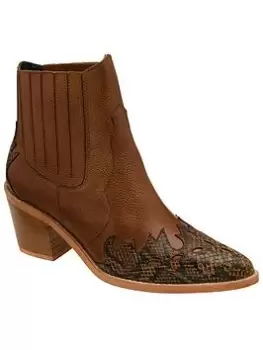 image of Ravel Galmoy Tan/snake Leather, Brown, Size 5, Women