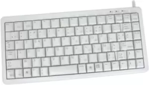 Image of Cherry Keyboard Wired PS/2, USB Compact, AZERTY Grey