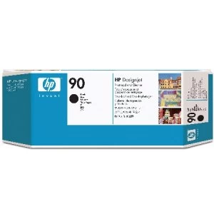 Image of HP 90 Black Printhead and Printehead Cleaner