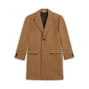 Image of Ted Baker Raydon Wool Coat Mens - Brown