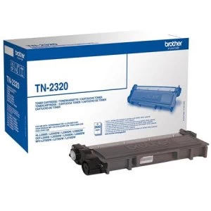 Image of Brother TN2320 Black Laser Toner Ink Cartridge
