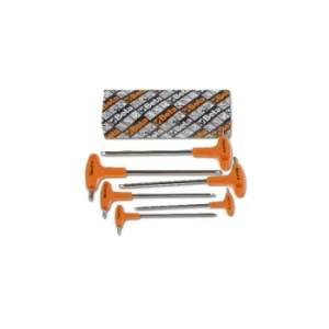 Image of Beta Tools 96 TBP/S6 6pc Ball Head Hex Key High-Torque Handle Set Box 000960694
