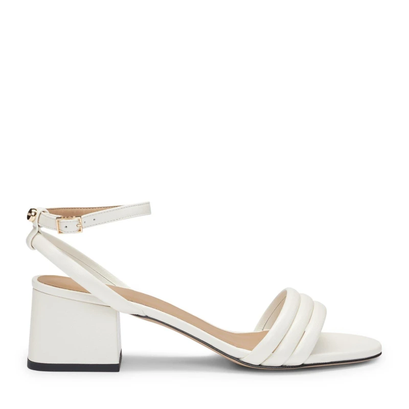 Image of Boss Womens Melanie Slider Slippers Open White female 3 (36)