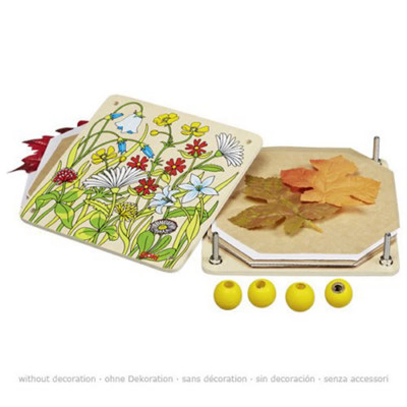 Image of Goki Flower Press Tool Spring Meadow Childrens Crafts