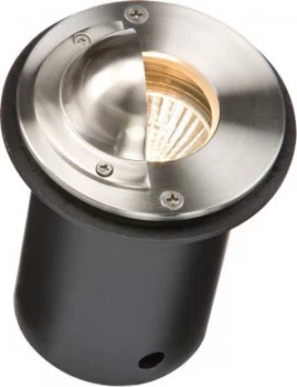 Image of Round Stainless Steel Walkover Ground Light with Half-Lip Cover, IP65 230V