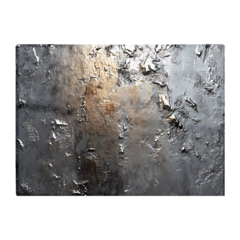 Image of Warren Reed Designer Grey Gold Textures Chopping Board