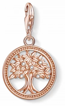 Thomas Sabo Charming 18k Rose Gold Plated Tree Of Life Jewellery