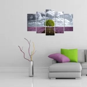 Image of 5MX-72 Multicolor Decorative MDF Painting (5 Pieces)