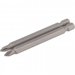 image of Draper Phillips Screwdriver Bit PH1 75mm Pack of 2