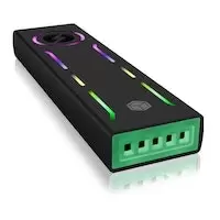 Image of IcyBox USB 3.1 RGB M.2 NVMe SSD External Enclosure