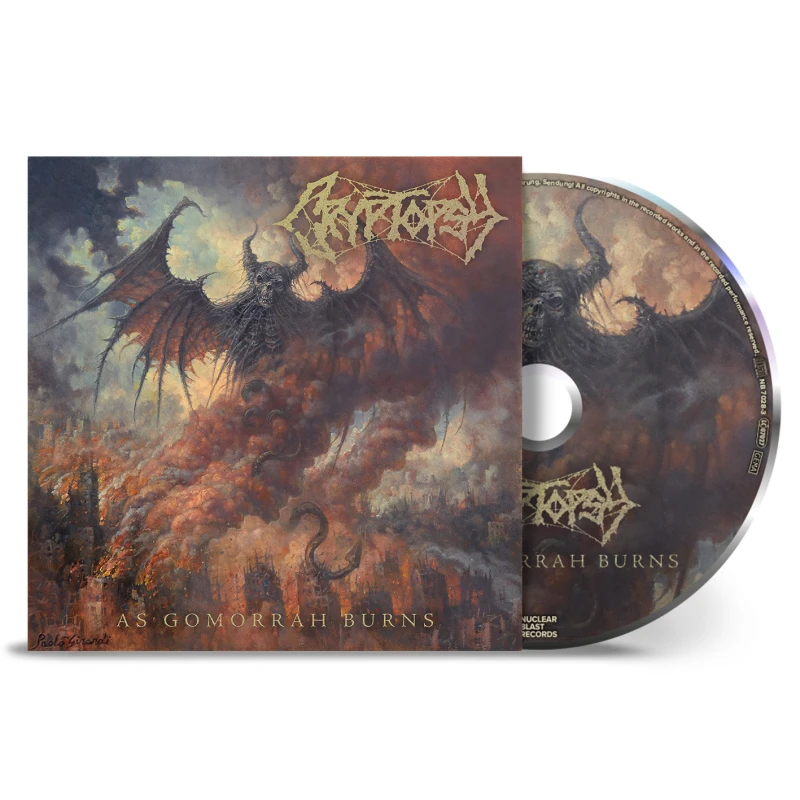 Image of Cryptopsy As Gomorrah Burns CD multicolor Onesize Unisex
