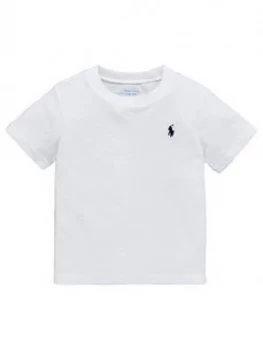 Image of Ralph Lauren Baby Boys Classic Short Sleeve T-Shirt - White
