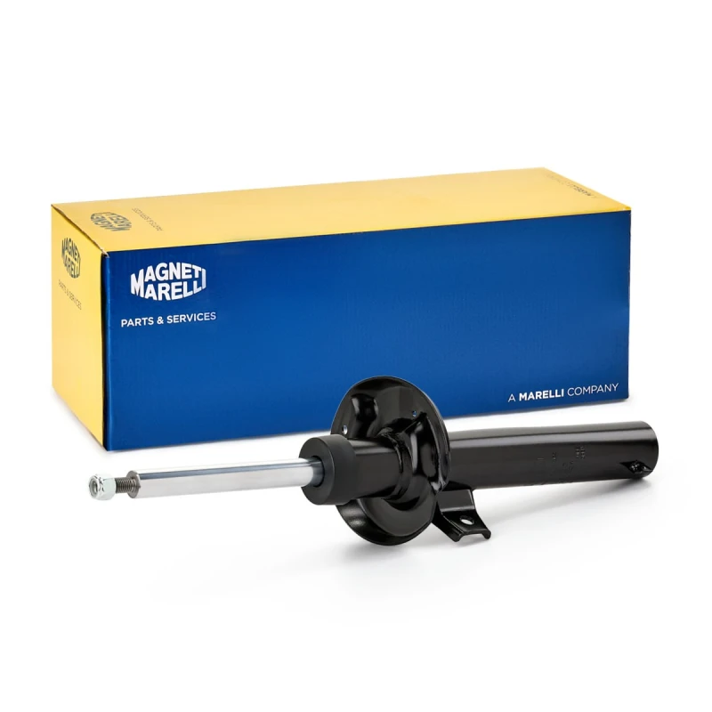Image of MAGNETI MARELLI 354319070000 Shock absorber Front Axle, Gas Pressure, Twin-Tube, Suspension Strut, Top pin Shock Absorber (854)