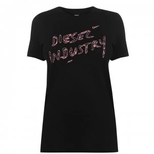 Image of Diesel Industry T-Shirt - Black 900