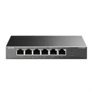 image of TP Link TL-SF1006P network switch Unmanaged Fast Ethernet (10/100) Power over Ethernet (PoE) Black