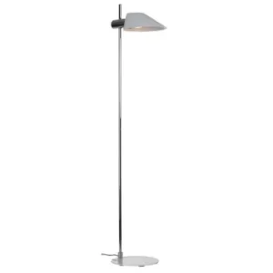 Task Floor Lamp Shiny White