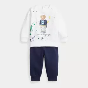 Image of Polo Ralph Lauren Babys' Bear Set - White - 12-18 months
