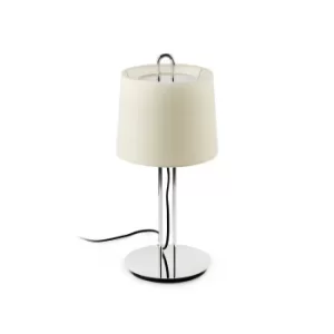 Montreal Table Lamp Round Tapered Beige, E27