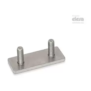 Image of Elesa - Plate for jointed hinge-GN 2376-NI-50-30-MT