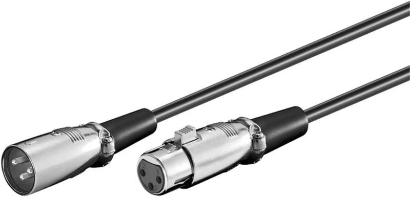 Image of Microconnect XLRMF10 audio cable 10 m XLR (3-pin) Black