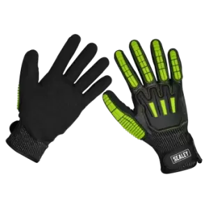 Image of Sealey Cut & Impact Resistant Gloves - Large - Pair