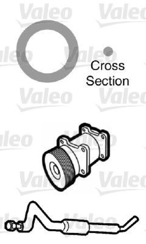 Image of Seal, coolant tube VALEO 509754
