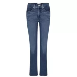 Image of Levis 314 Shaping Straight Lapis Dar - Blue