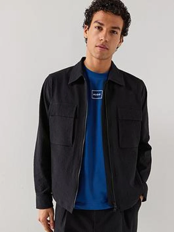 Image of Hugo Eselio 00001 A Regular Fit T-Shirts S Black 59344203350