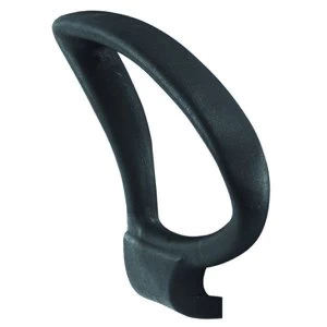Image of Jemini Fixed Loop Arms Pair Black KF50190 Pack of 2