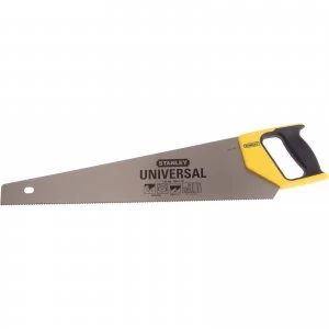 Image of Stanley Universal Hardpoint Hand Saw 22" / 550mm 7tpi