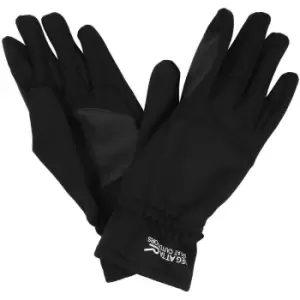 Image of Regatta Mens Softshell III Microfleece Lined Gloves Extra Large