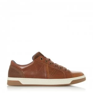 Dune London Timber Stitch Detail Trainers - Brown