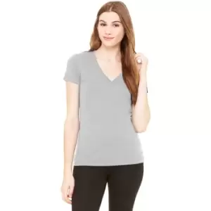 image of Bella Ladies/Womens Triblend Crew Neck T-Shirt (XL) (Grey Triblend)