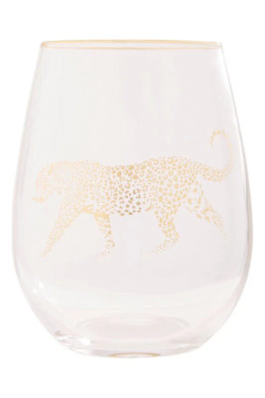 Image of Premier Housewares Nomi Leopard Wine Glass Clear