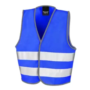 image of SAFE-GUARD by Result Childrens/Kids Core Enhanced Hi-Vis Vest (7-9 Years) (Royal Blue)