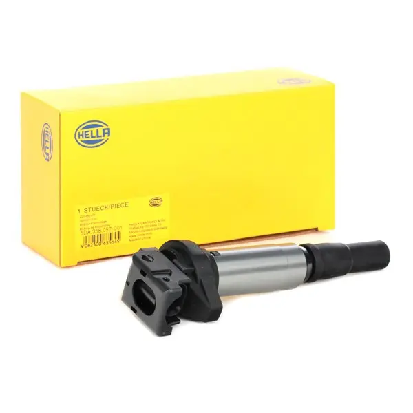 Image of HELLA Ignition coil VW,FORD,SEAT 5DA 358 000-001 6M2112029AA,YM2112029AA,YM2112029AB Coil pack,Ignition coil pack,Engine coil,Engine coil pack,1120169