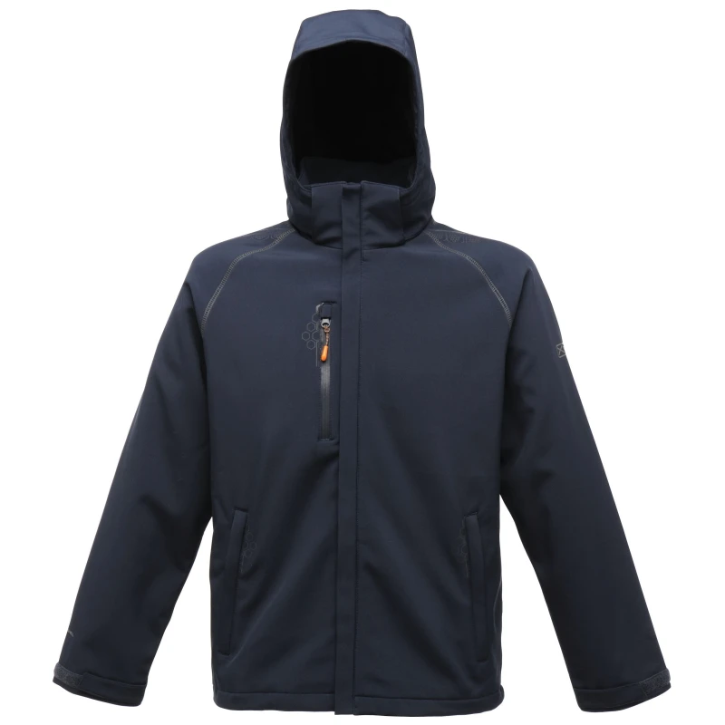 Image of Regatta Professional Mens Repeller X-Pro Softshell Jacket in Navy Size: Small Navy Male S
