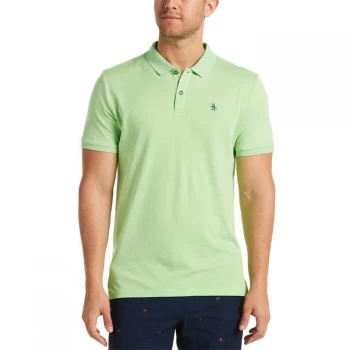 image of Original Penguin Short Sleeve TT Jersey - Jade Lime