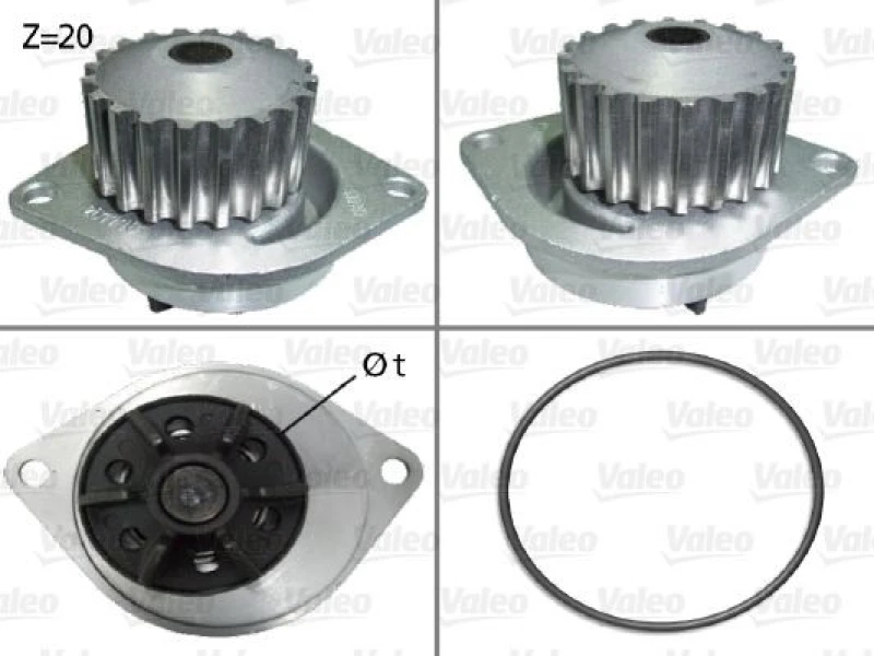 Image of Water pump VALEO 506290