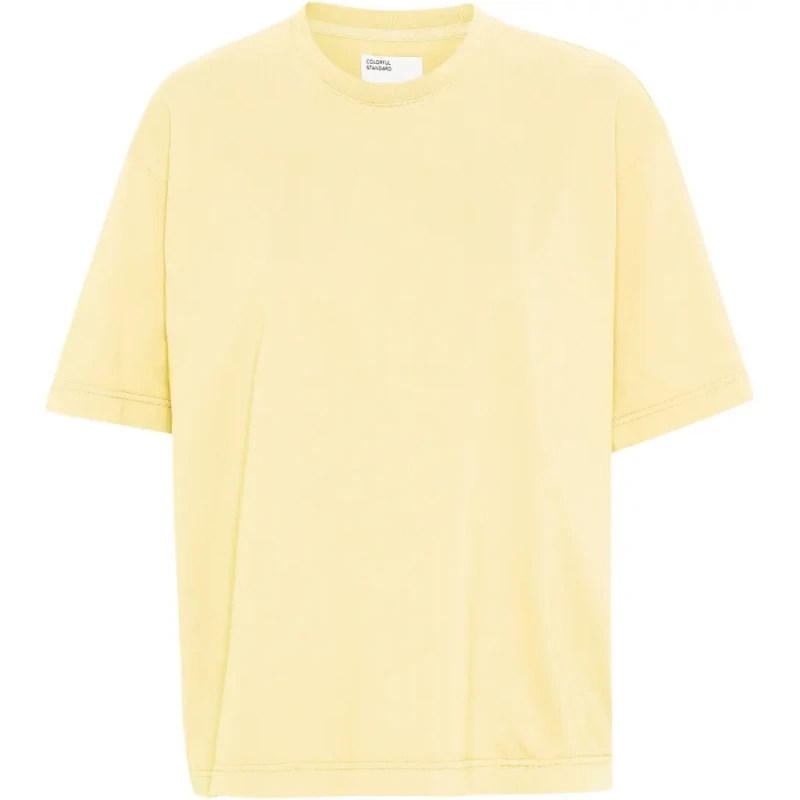 Image of Colorful Standard Womens T-Shirt Colorful Standard Organic oversized soft yellow Jaune Female S