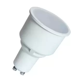 Image of Crompton Lamps LED GU10 Spotlight 4.9W Dimmable Long Barrel 74mm Warm White 100° Frosted (50W Eqv)