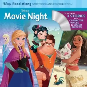 Image of Disney's Movie Night Read-Along Storybook and CD by Disney Book Group