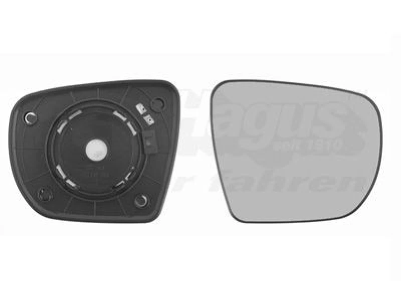 Image of VAN WEZEL Wing mirror glass VAN WEZEL 8257838