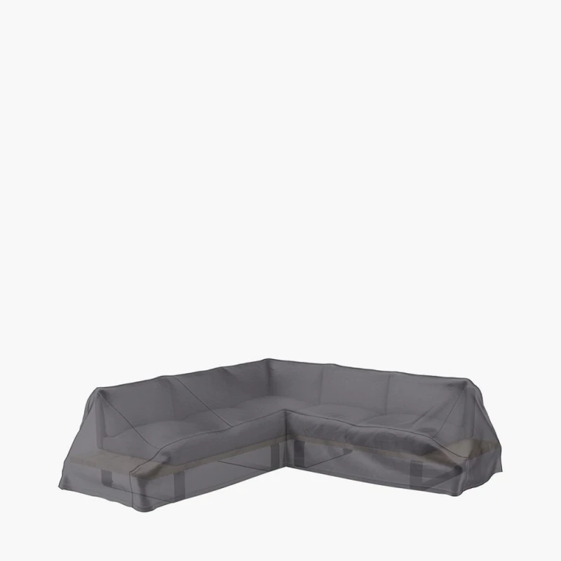 Image of Ruma AeroCover Platform L-Shaped Sofa W275xW275xD90xH70cm in Dark Grey Size: 1 Pack Dark Grey Unisex 1 Pack