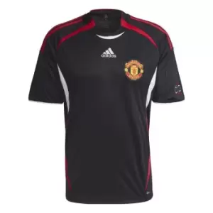 Image of adidas Manchester United Teimgeist Training Top Mens - Black