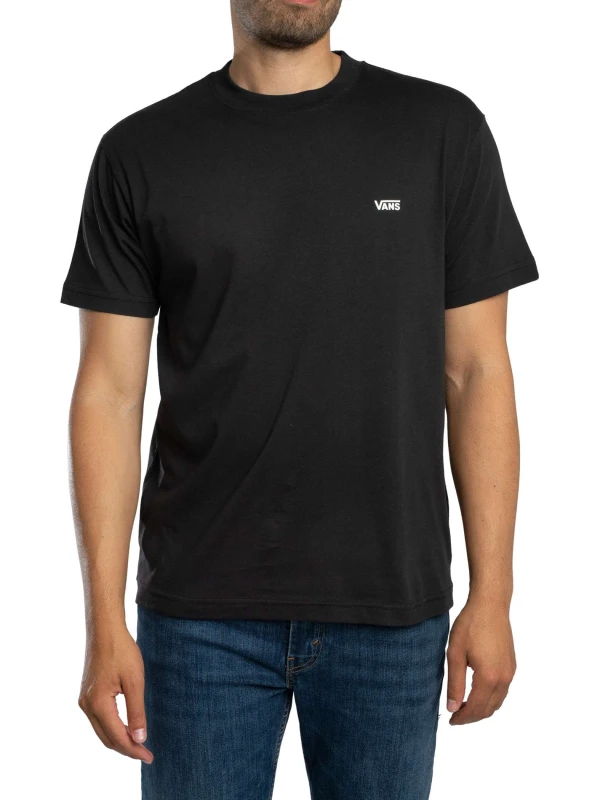 Image of Vans Left Chest Logo T-Shirt Black M