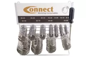 Image of SS Hose Clip Rack C/w Hose Clip Driver Pk 1 Connect 31709