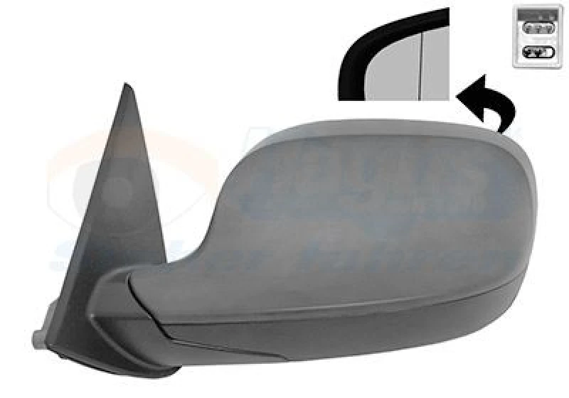 Image of VAN WEZEL Wing mirror VAN WEZEL 0678807U