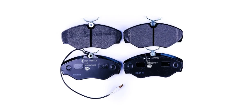 Image of HELLA Brake pad set HELLA 8DB 355 018-501