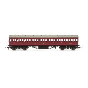 image of Hornby BR 57' Stanier Non-Corridor Composite M16587M Era 5 Model Train